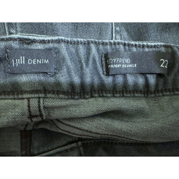 J. Jill Denim Boyfriend Straight Leg Ankle Jeans Medium Wash Womens PLUS Sz 22 - Picture 4 of 6